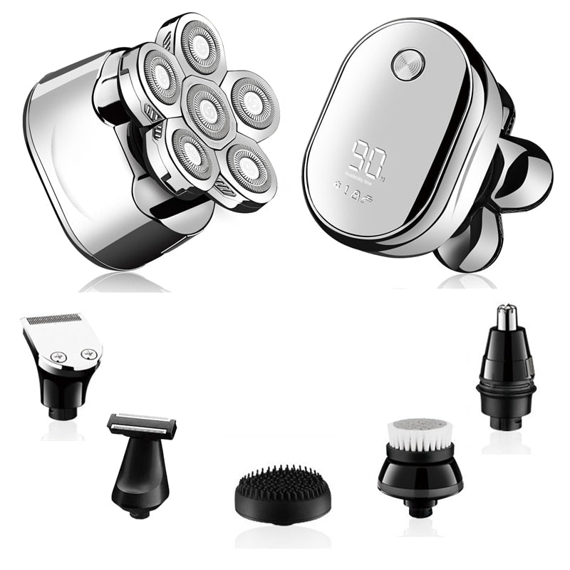 6-in-1 Grooming Kit for Hair, Beard & Body – Shave, Trim & Style Anywhere